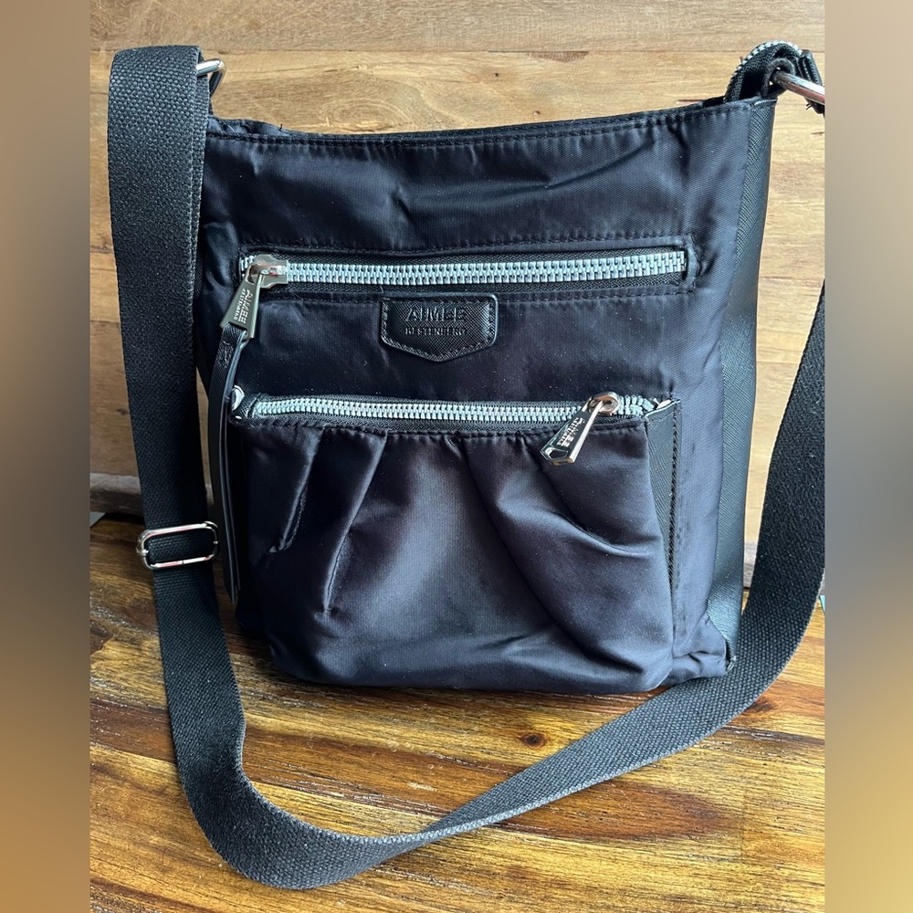 Aimee Kestenberg Tyler Nylon Crossbody Bag Black